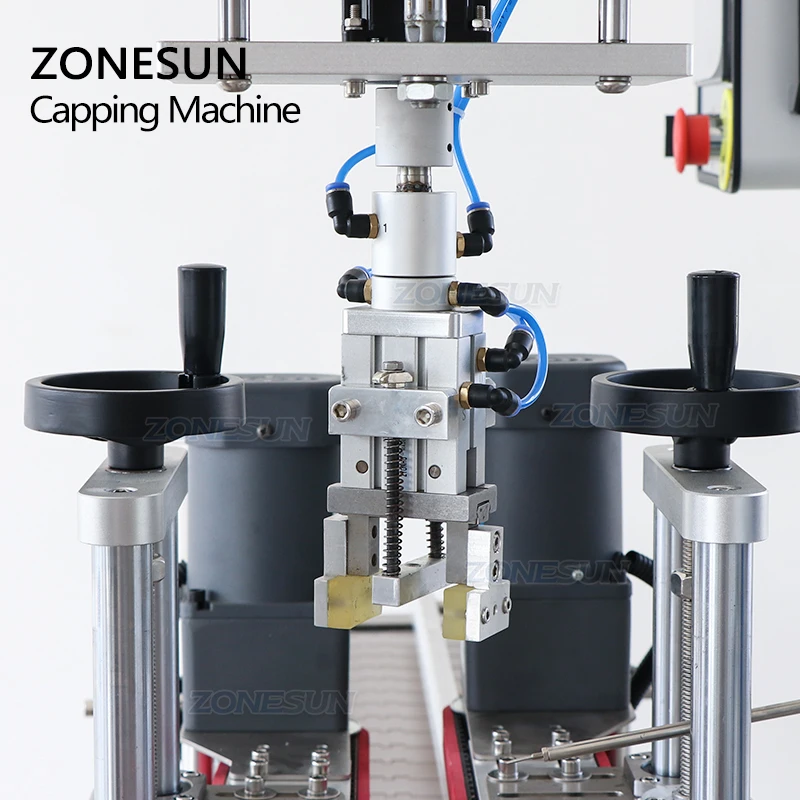 ZONESUN ZS-XG16F Automatic Plastic Lid F-style Gallon Jugs Lubricating Oil Bottle Cap Tightening Screw Capping Machines