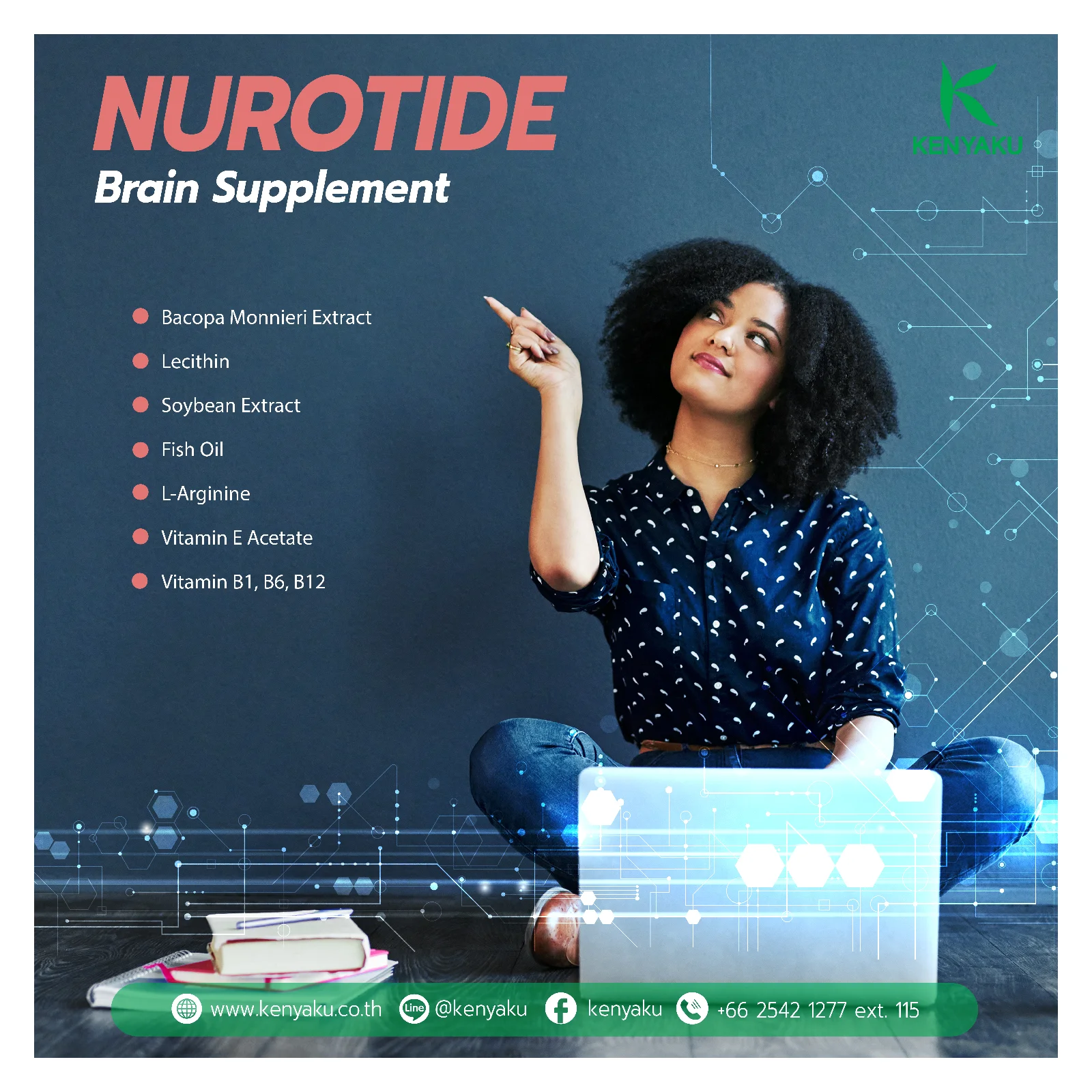 Стимулирует когнитивные функции уменьшает тревожность стресс нуротид мозговое дополнение