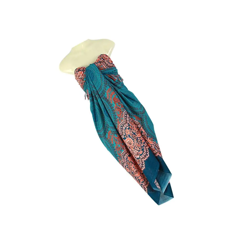 Новейшая пользовательская оптовая продажа индонезийских индийских женщин батик пляжная одежда саронг популярный дизайн