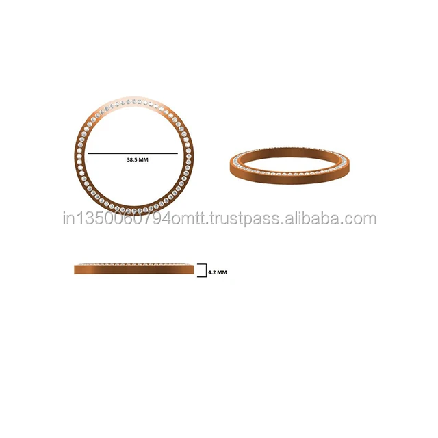 
 Fancy Unique Design Natural Diamond 10kt rose Gold 16 grams custom Bangles for Women/Girls  