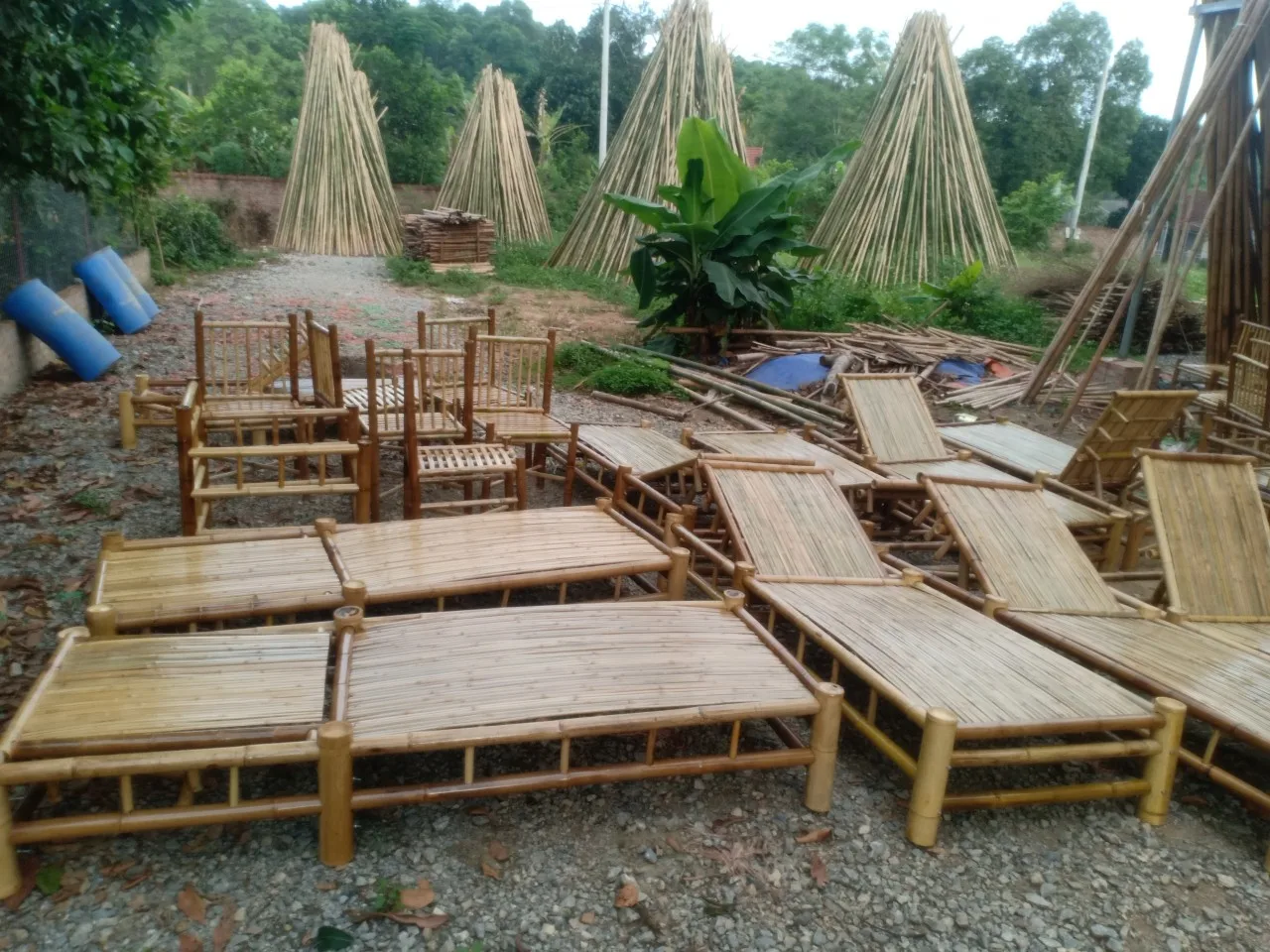 
Vietnamese style custom Bamboo Luxury Bed Premium Quality Cheapest Price for bedroom decoration from distributor 