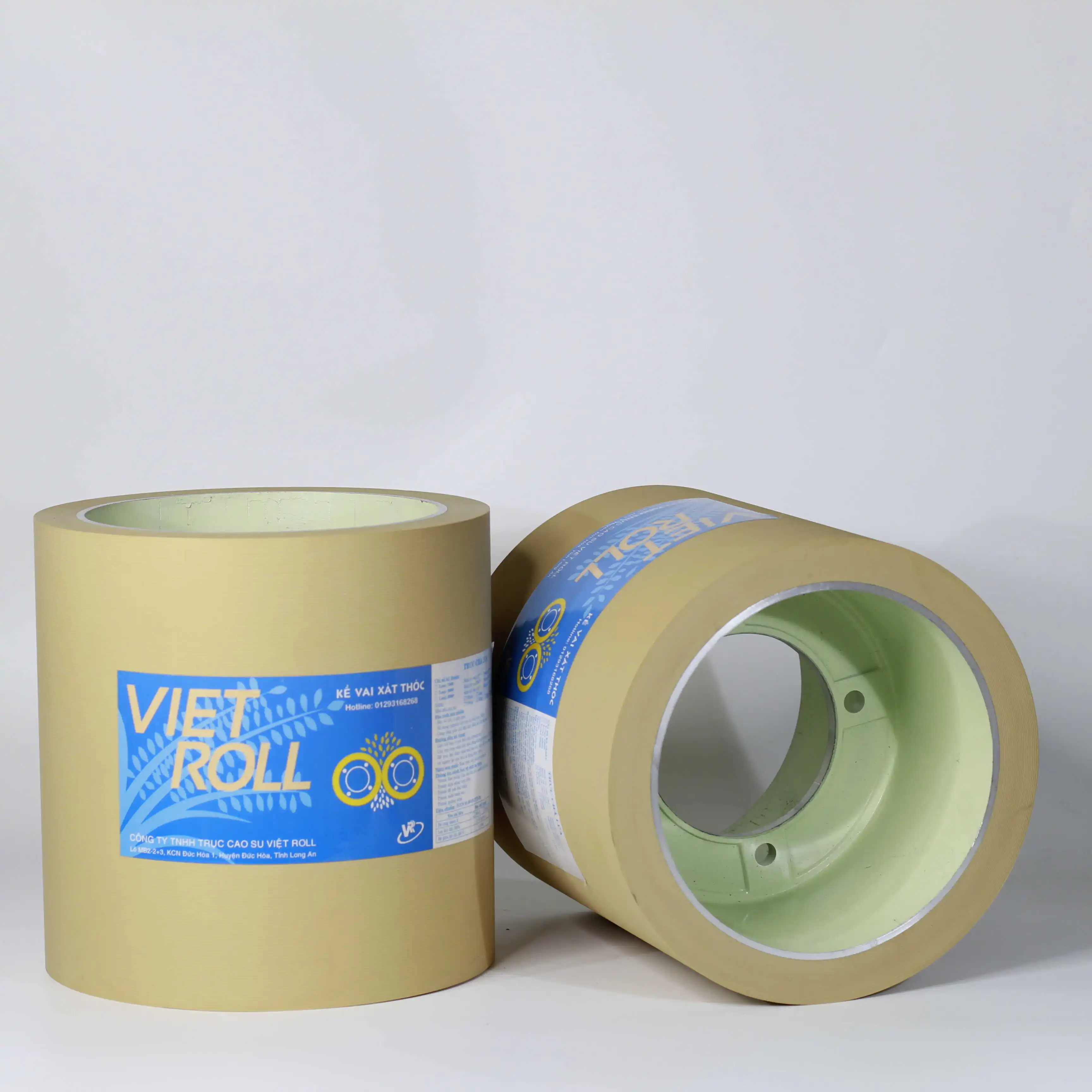 NBR 10 inch Rice Rubber Roller Shore A 90-95 Rice Milling Machine Parts