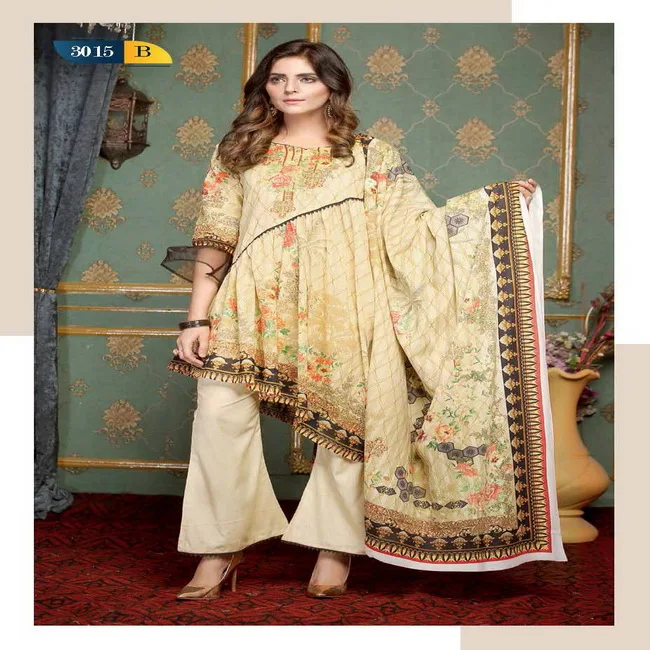 women lawn suits/summer dress women clothing/pakistani suits lawn