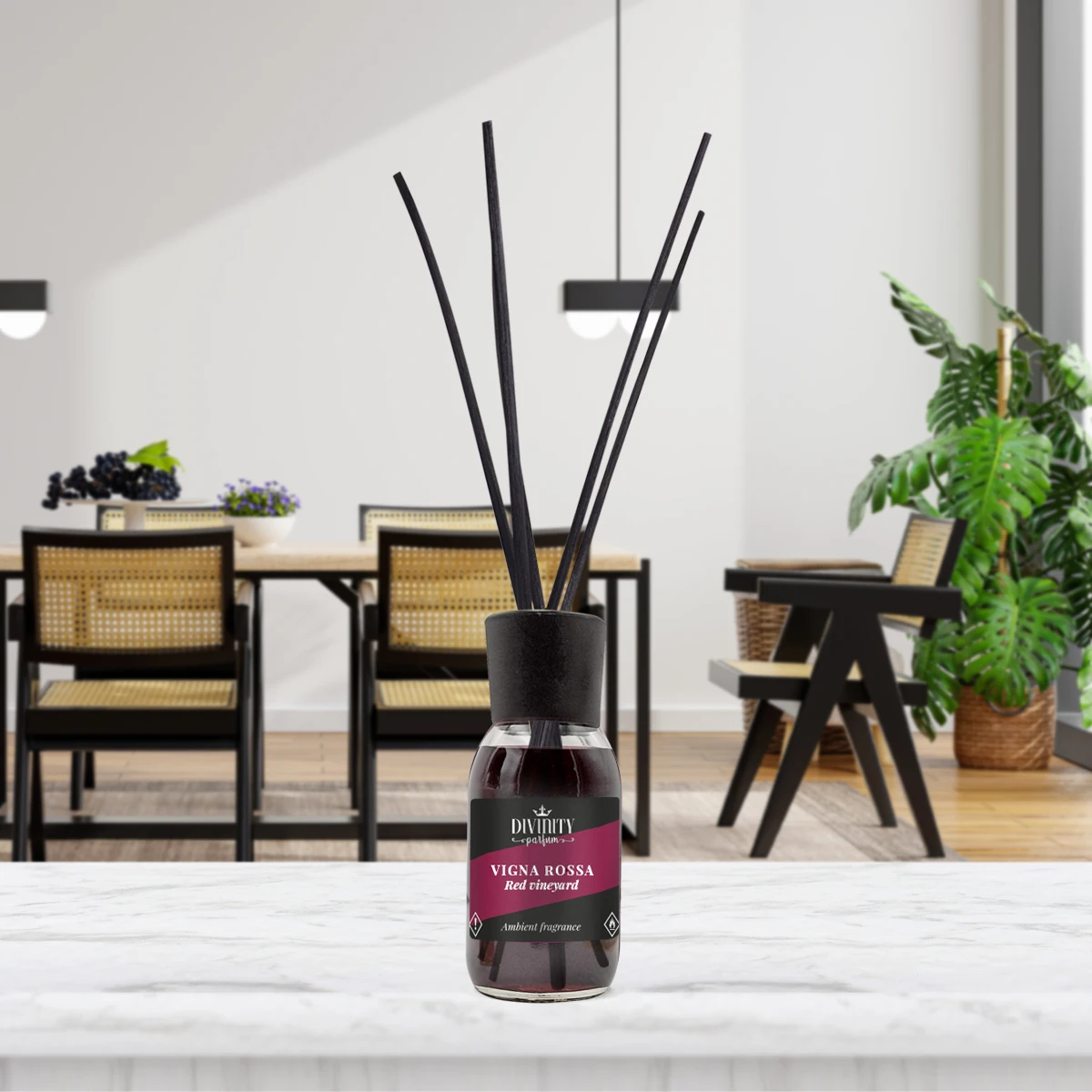 High quality Red vineyard reed diffuser exclusive line home fragrance 125ml for wholesale