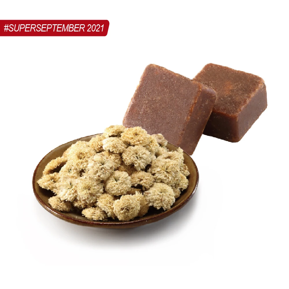 Natural Individual Bags Refined Brown Sugar Honey Chrysanthemum Tea Cubes 17g 33g 45g