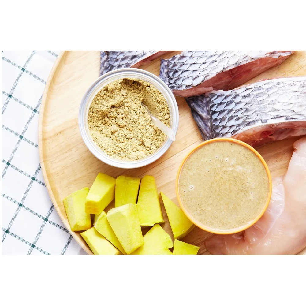 
Low-Salt And Low-Sodium Mixed Meat Powder Tilapia Chicken Liver 80g Baby Food From Thailand 