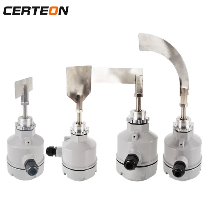 top sales production Tank Bin Shaft paddle flange indicator rotary cement level sensor switch for powder silo level indicating