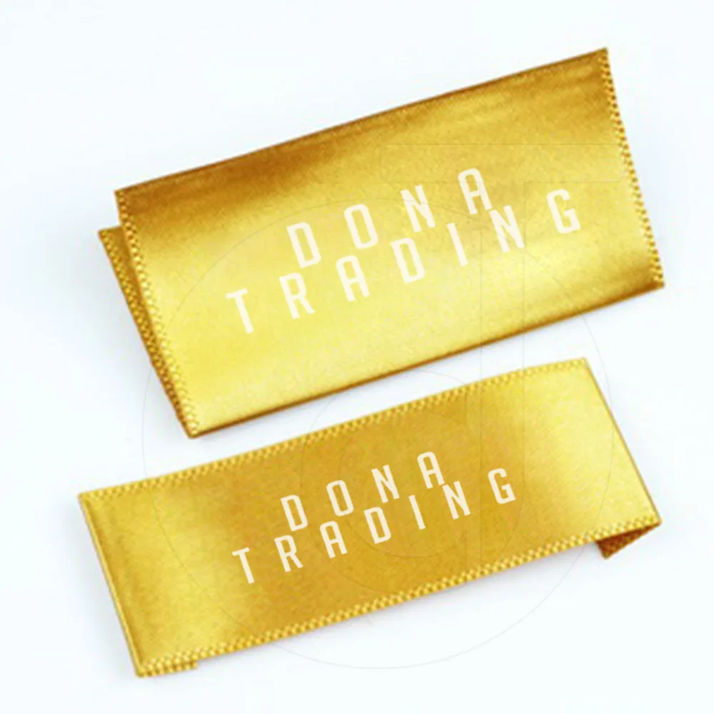 Этикетки для одежды нового дизайна тканые этикетки с красным фоном