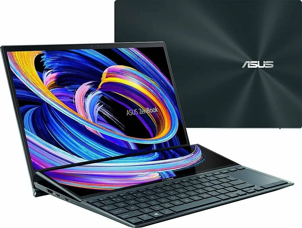 New SealedORIGINAL ZenBook Pro Duo UX581 Laptop 15.6 4K UHD NanoEdge Touch Display Intl Core i9-10980HK 32GB RAM 1TB SSD