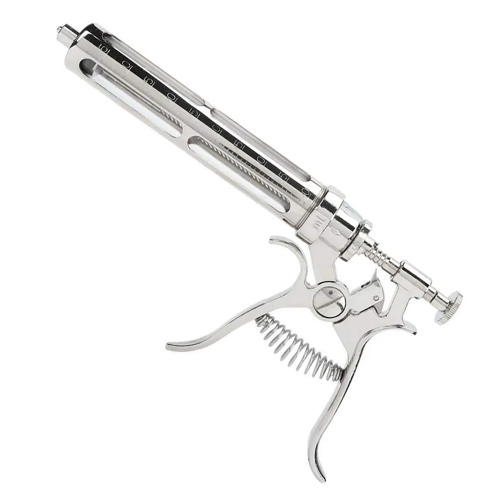 Factory Supplier Hot Selling High Quality Animal Veterinary Stainless Steel Dosing Syringe