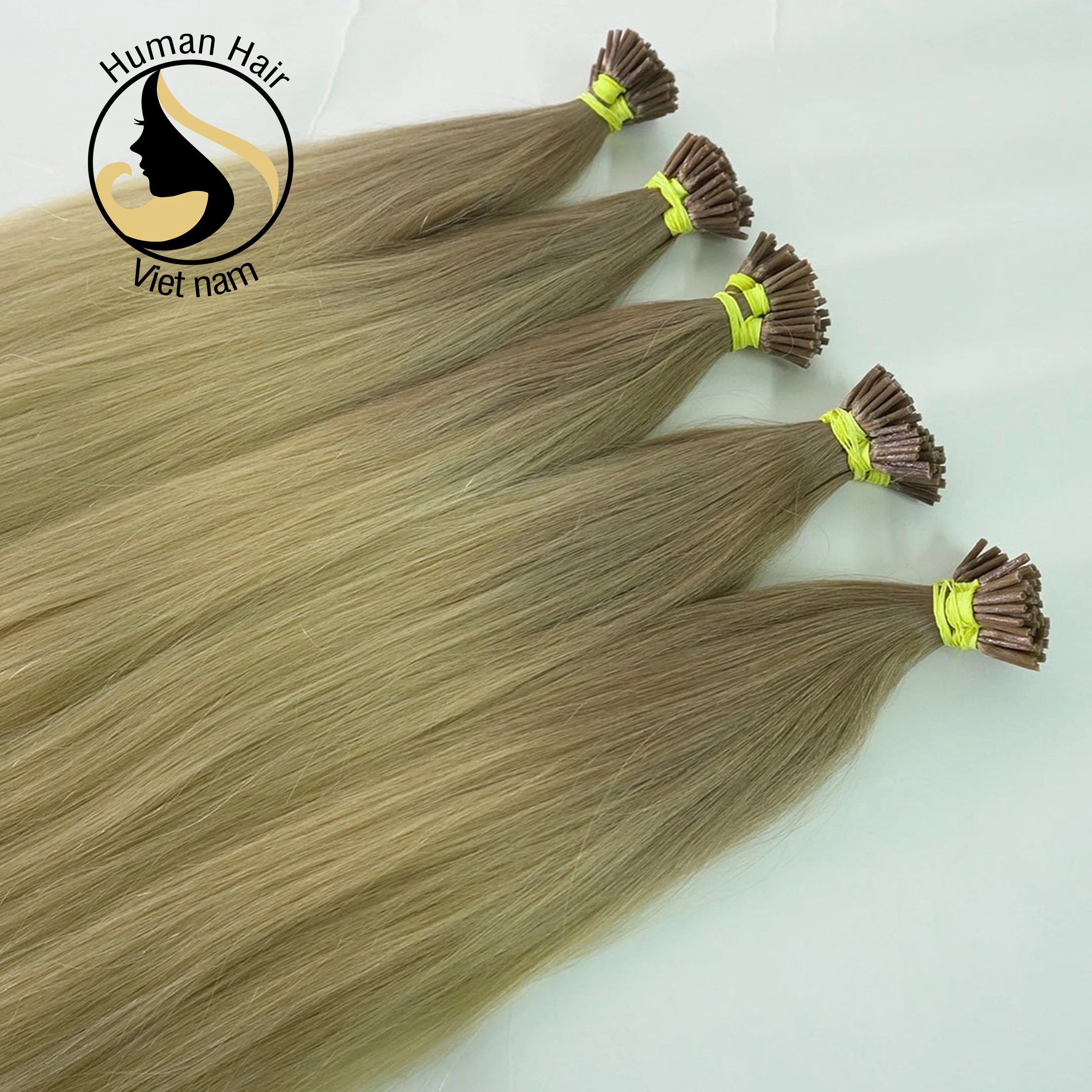 Необработанные итальянские кератиновые i-образные волосы для наращивания 100 человеческие i-Tip Омбре Кератиновое слияние человеческих волос