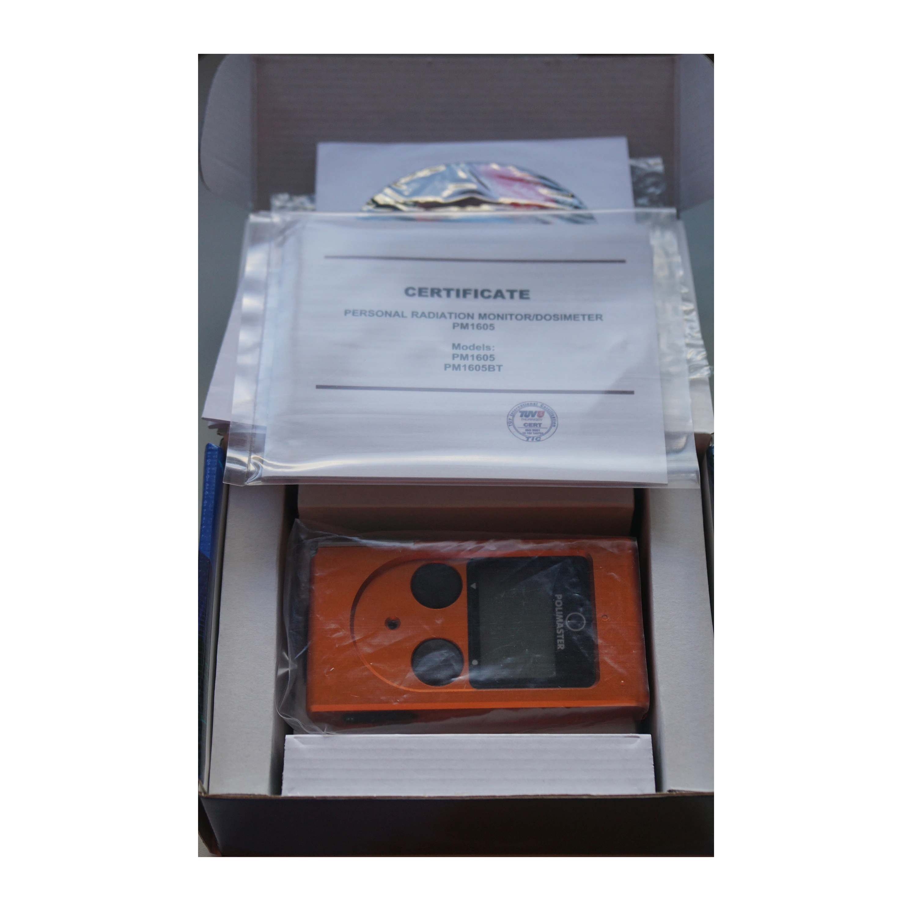 
Orange TUV Electronic Radiation Testing Handheld Gamma Radiation Indicator Personal Dosimeter Origin from Belarus 