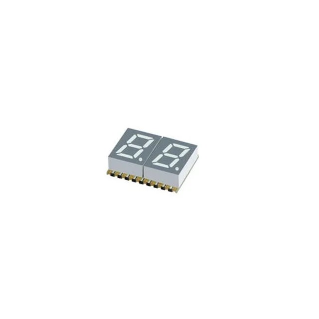 0.56 inch seven segment 2 digit smd led numeric display on pcb board