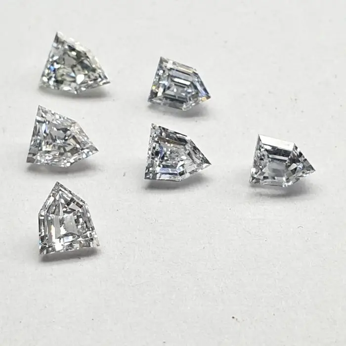 Lab Grown Diamond I Purity Loose 0.60 TO 0.69 Carat Polished D E F Color White Fancy Shape Shield Diamond Low Price