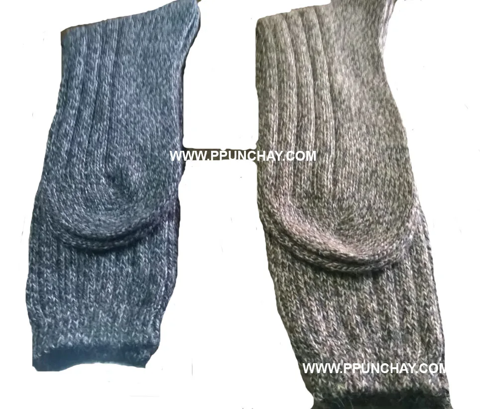 Alpaca Socks Sock Ppunchay Peru Andean Ethnic Nice and Warm Unisex