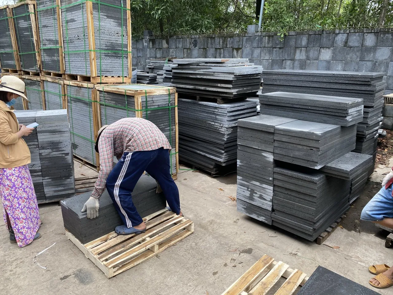 Сэкономьте на стоимости Благодаря высококачественному зеленому тротуарному камню от ведущего дистрибьютора камней во Вьетнаме