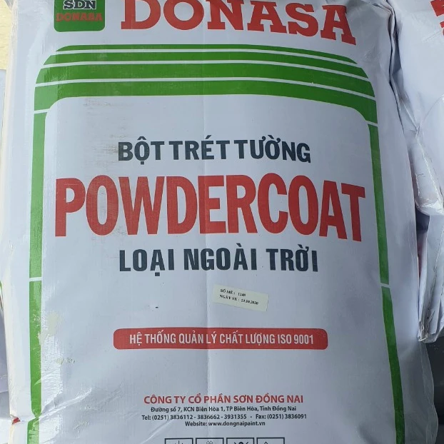 
 Белая наружная шпатлевка для стен и отделки powdecoat 40 кг/пакет  