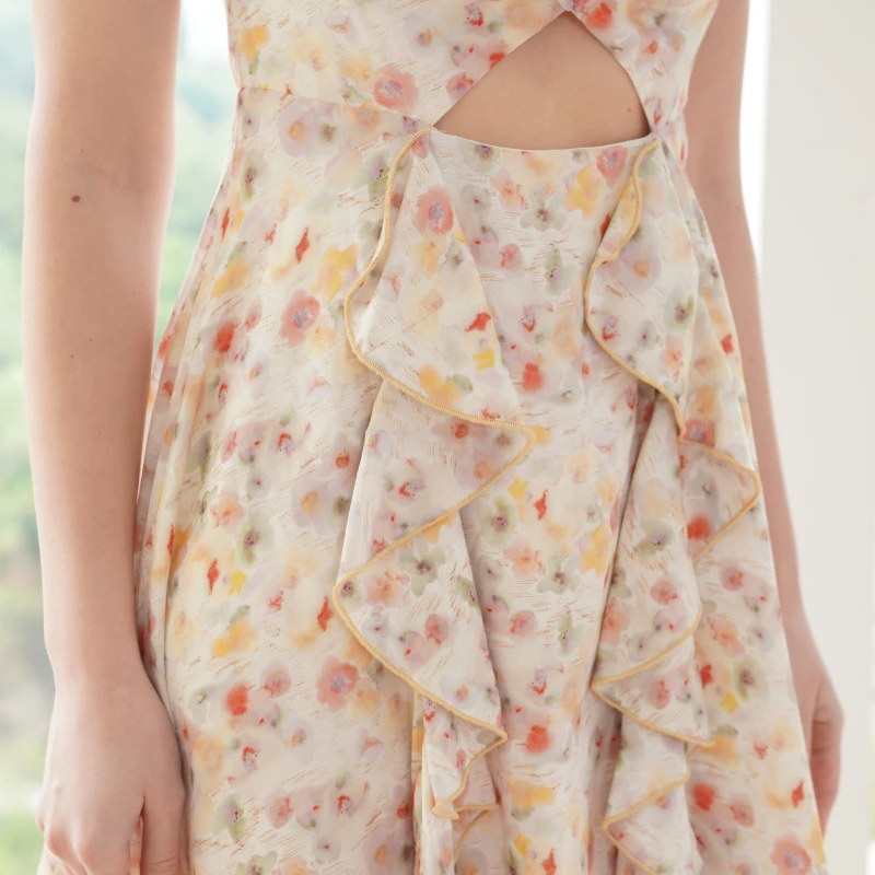 New dress Custom lady dress summer casual Fashion beautiful floral elegant sexy formal evening mini short dress for women girl