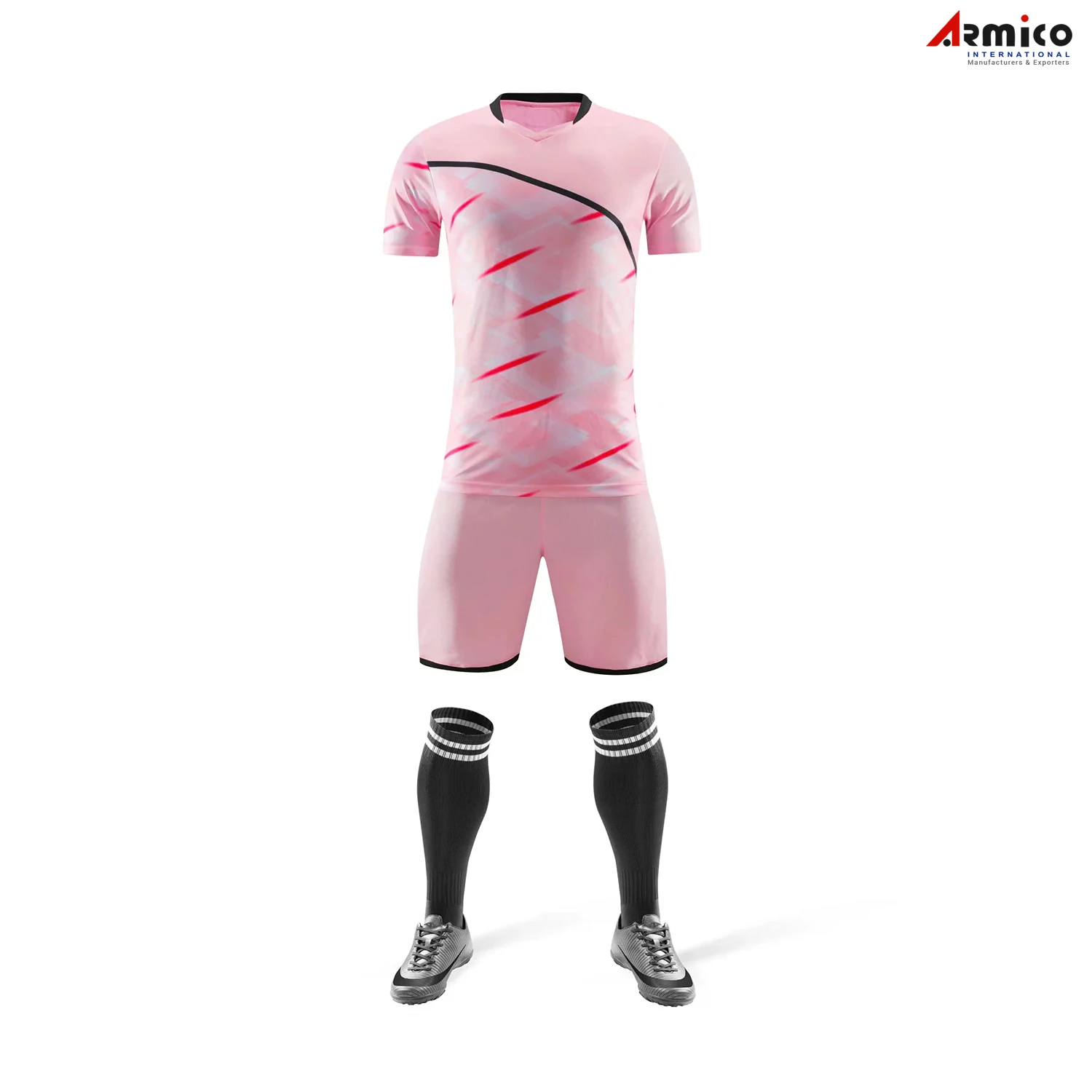 Soccer Kits High Quality Soccer Uniforms Printing Football Jersey Uniform Hot Sale 100% Polyester Custom Team Name Custom Size