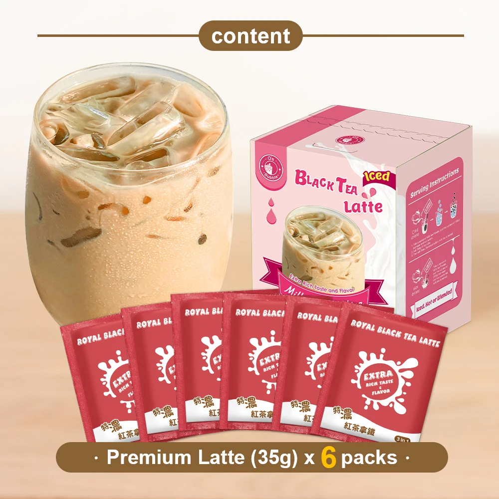 No Preservative Instant Bubble Milk Tea Powder Thai Tea Flavor