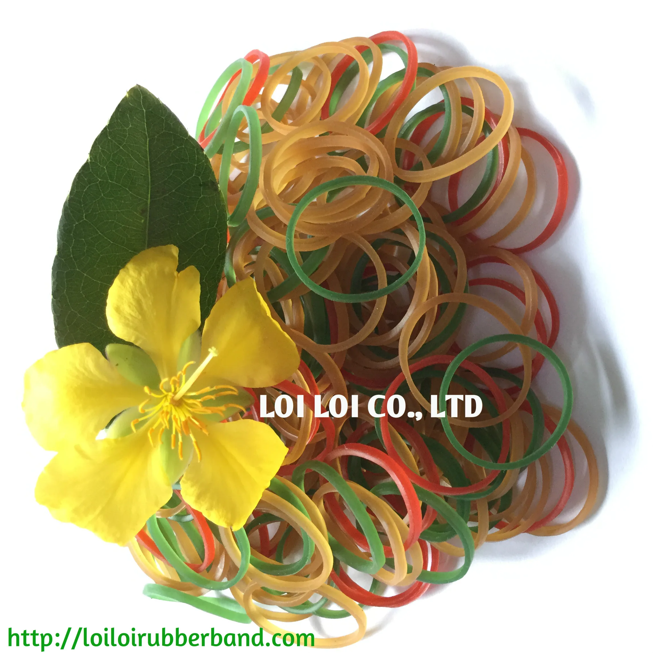 Transparent Rubber bands to tie Vegetable and Flower Crepe natural rubber band EPDM 100% from Vietnamese supplier