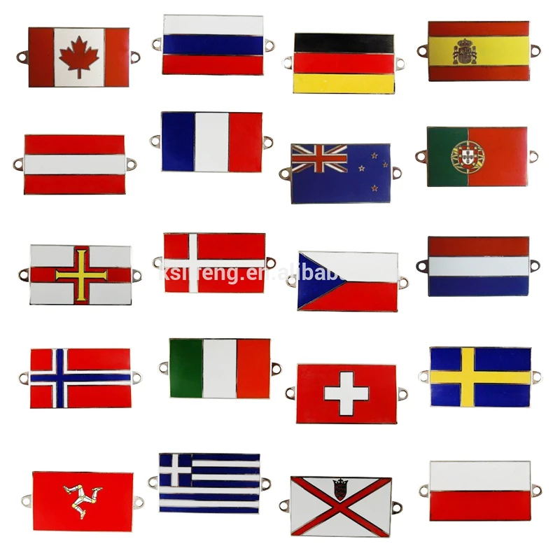 Direct factory sale OEM Custom high quality sew on woven national country flag embroidery patch