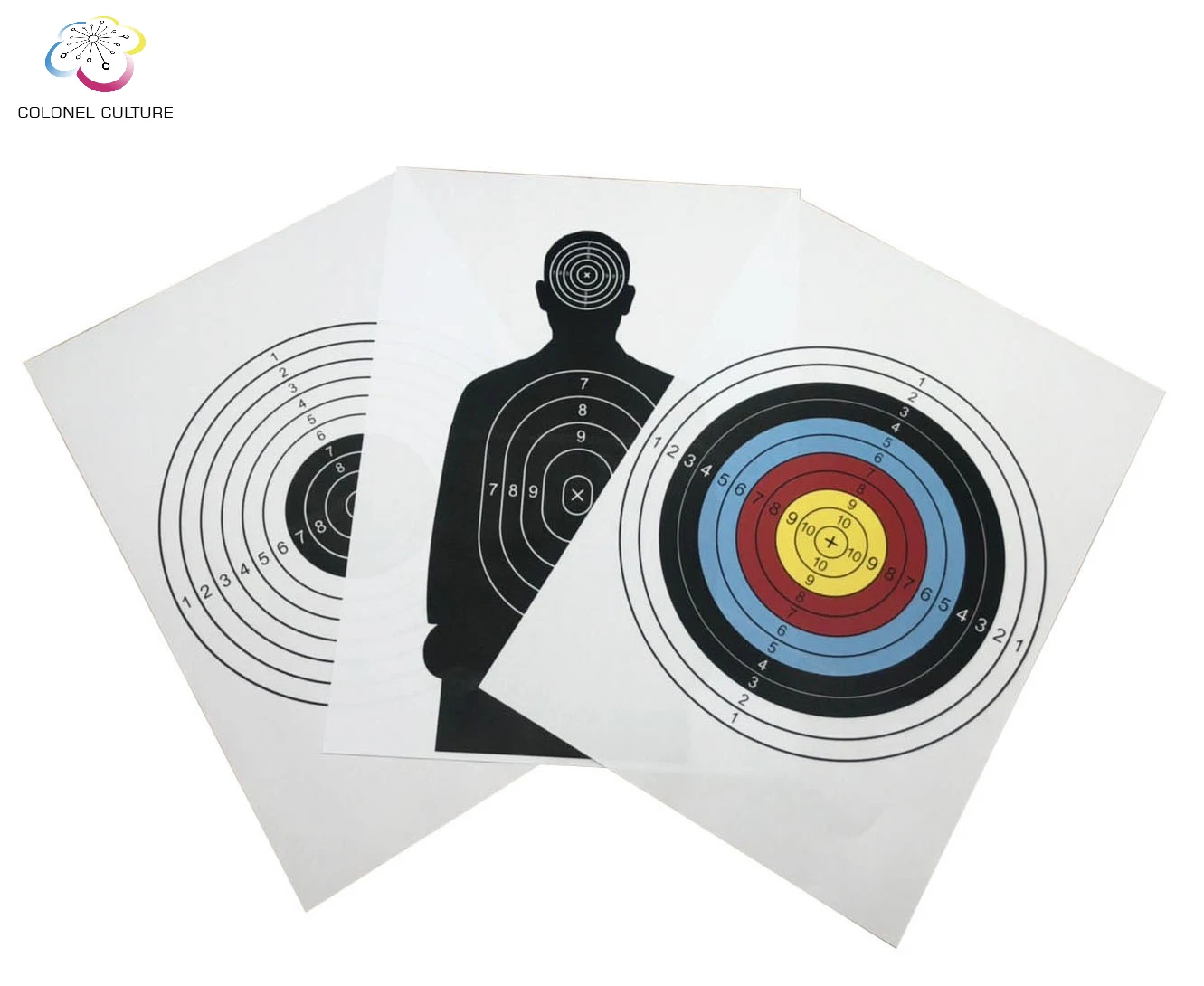 Fast Shipping Custom Target Paper Shooting Accessories Targets Paper Shoot Archery Target Paper Face