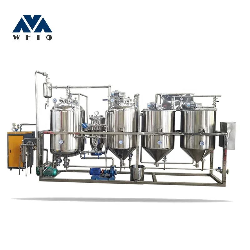 Edible oil oil refining machine price sunflower soybean oil refinery machine