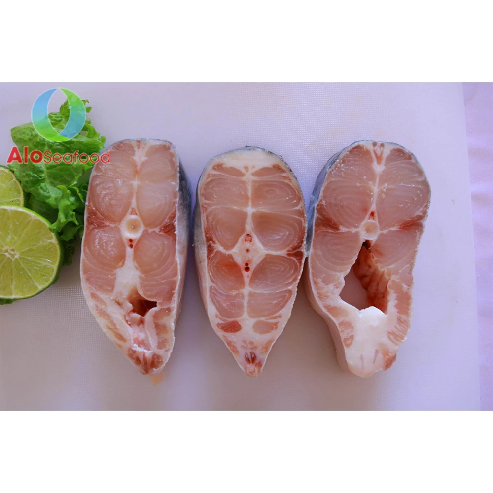 Frozen Fish Pangasius Steak tail bone in and skin on with best price from Vietnam