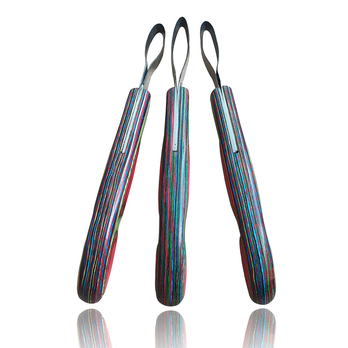 Ножи-копыта из нержавеющей стали прямой острый нож-копыта с деревянной ручкой