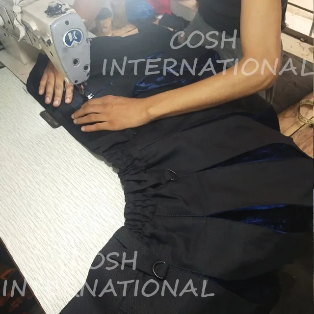 Kosh KILTS мужские со съемным карманом черный хлопковый Готический килт поставщик из Пакистана