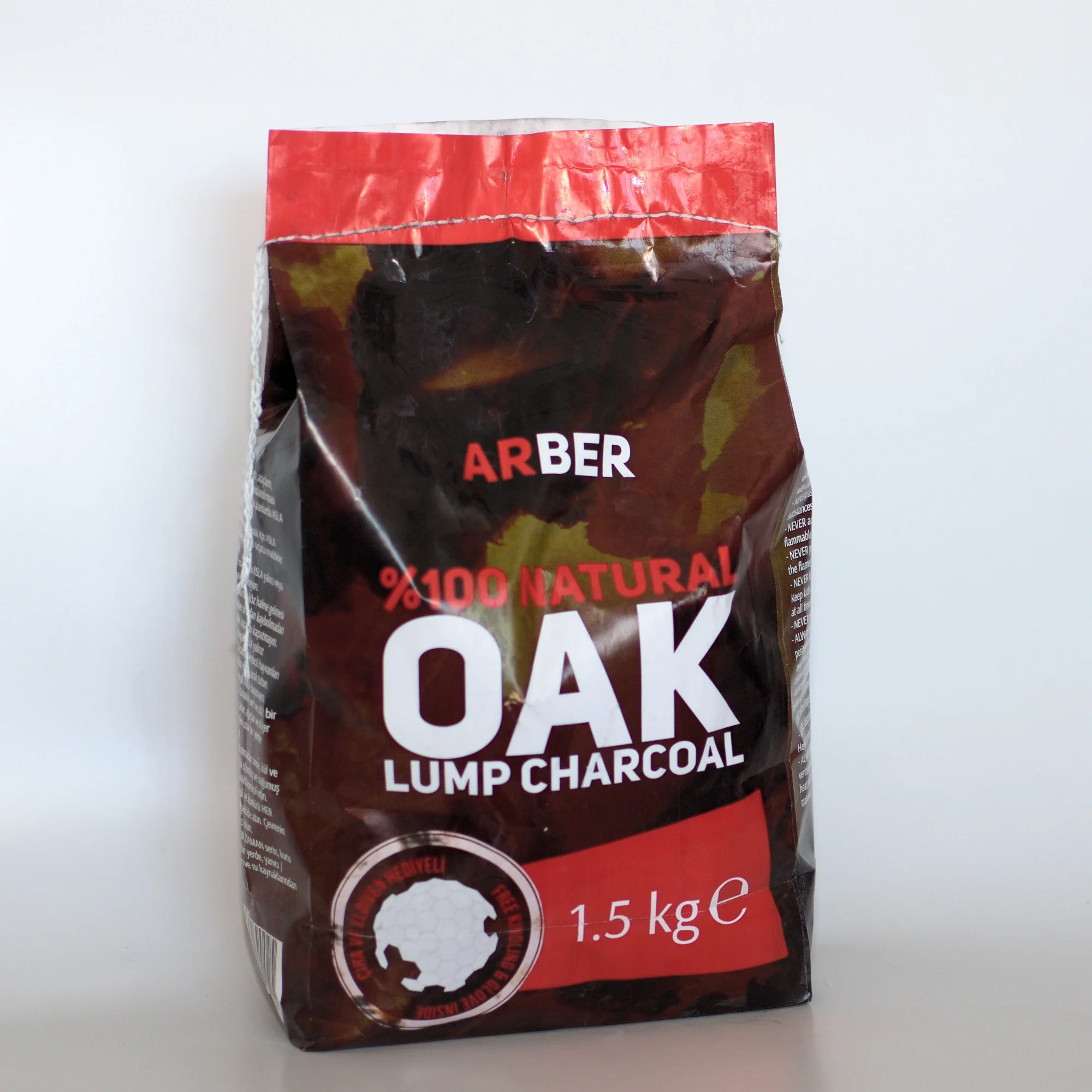 
ARBER 100% натуральный древесный уголь из лиственных пород | Упаковка из крафт-бумаги 