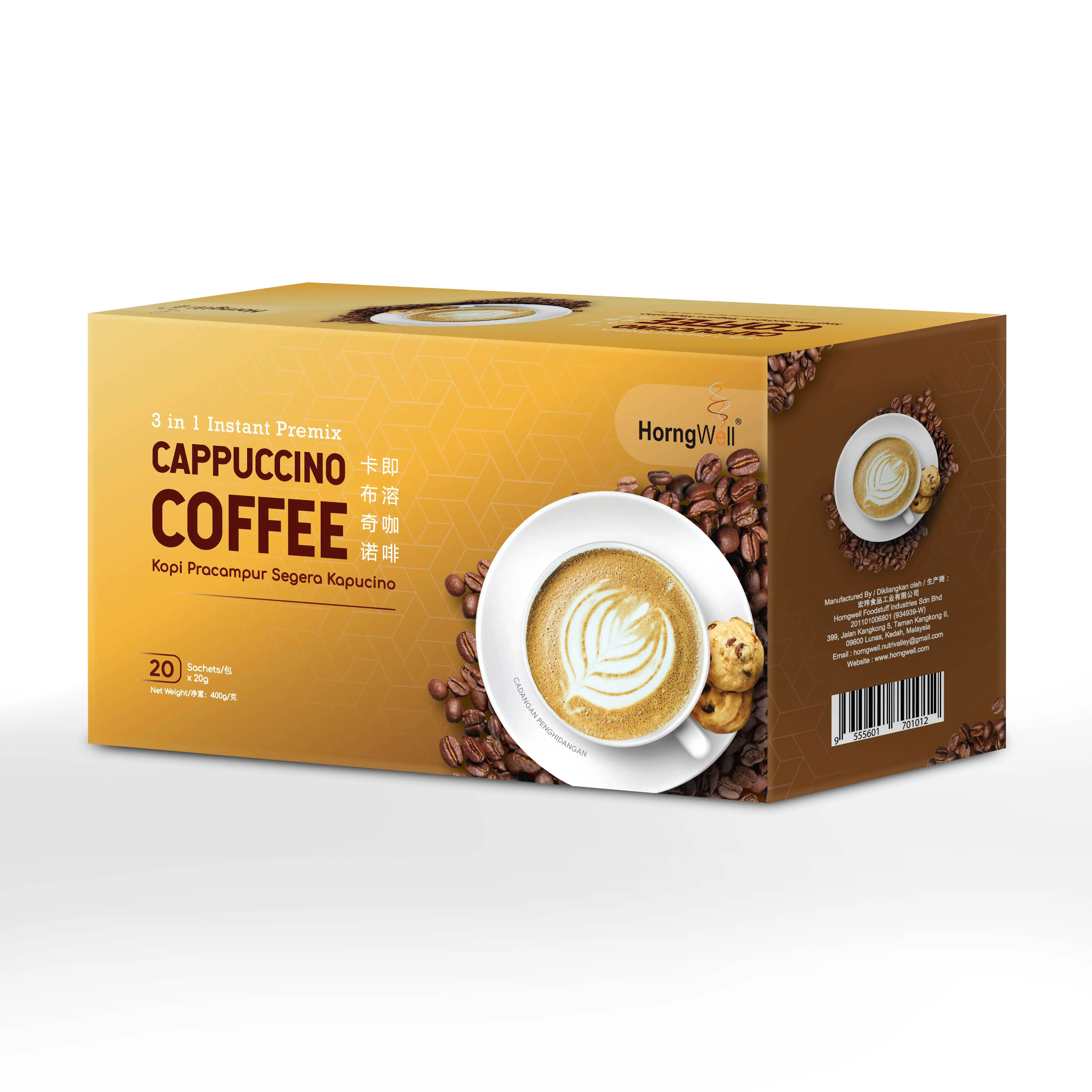 High Quality And Delicious Cappuccino Coffee Powder Instant Coffee