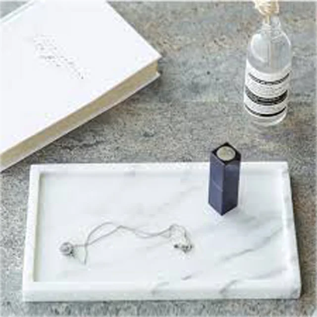  Декоративные сервировочные подносы ручной работы из натурального мрамора