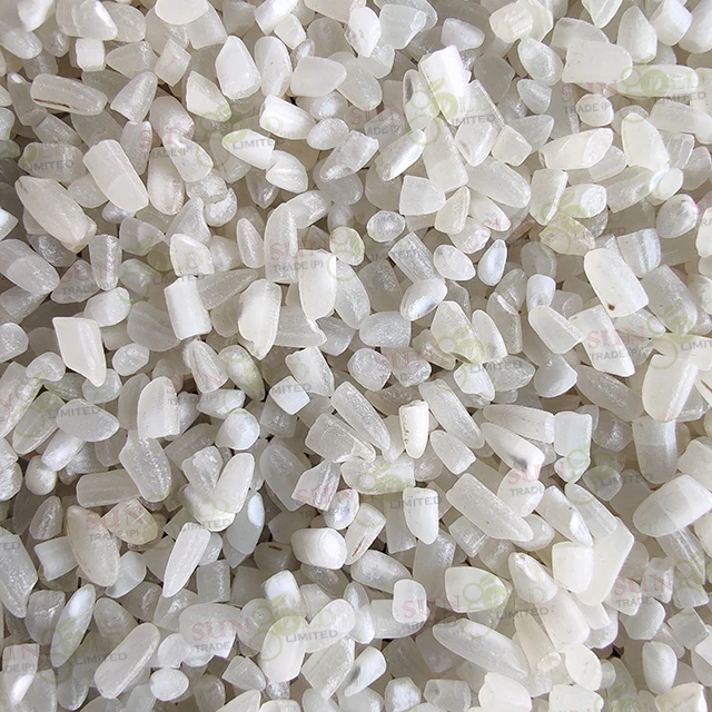 100% broken white rice in india