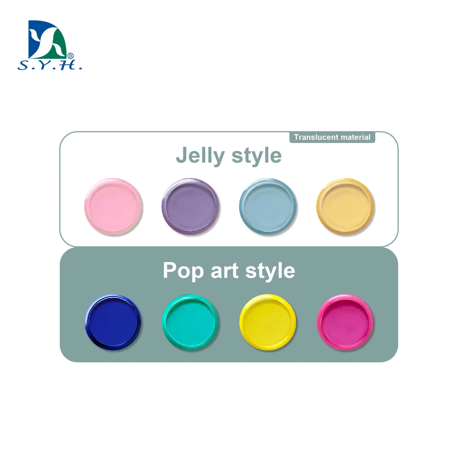 Super strong colorful 3CM round plastic glass whiteboard neodymium magnet