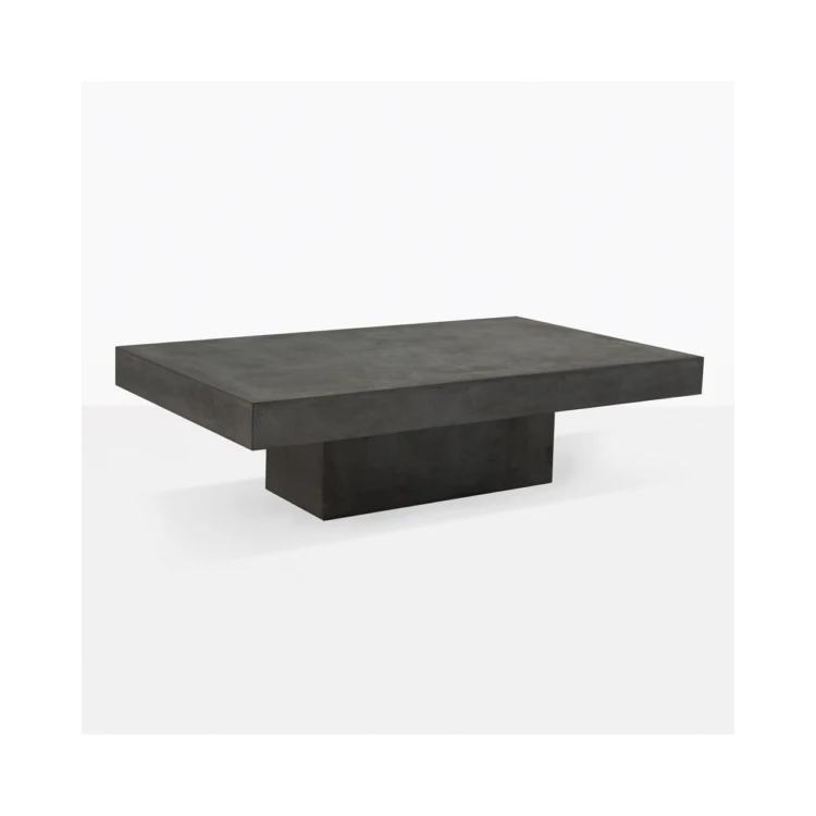 Natural Modern Cement Concrete Coffee Table Large