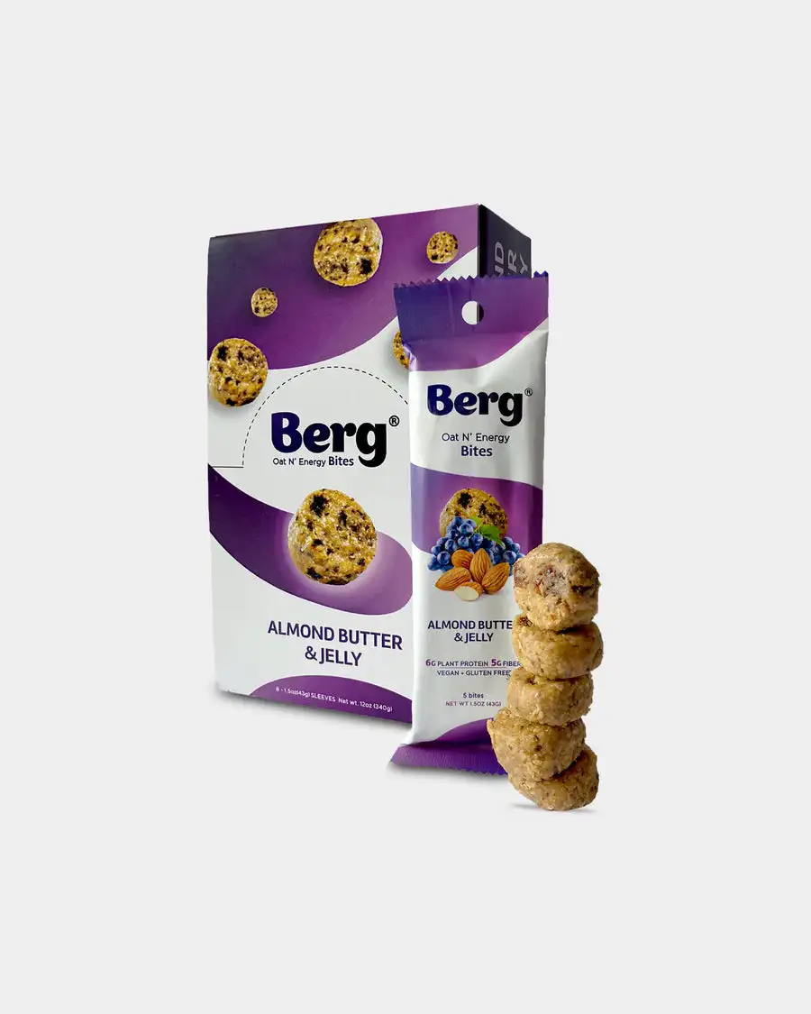 Berg Bites Berg Bar Premium Flavored Protein Bar