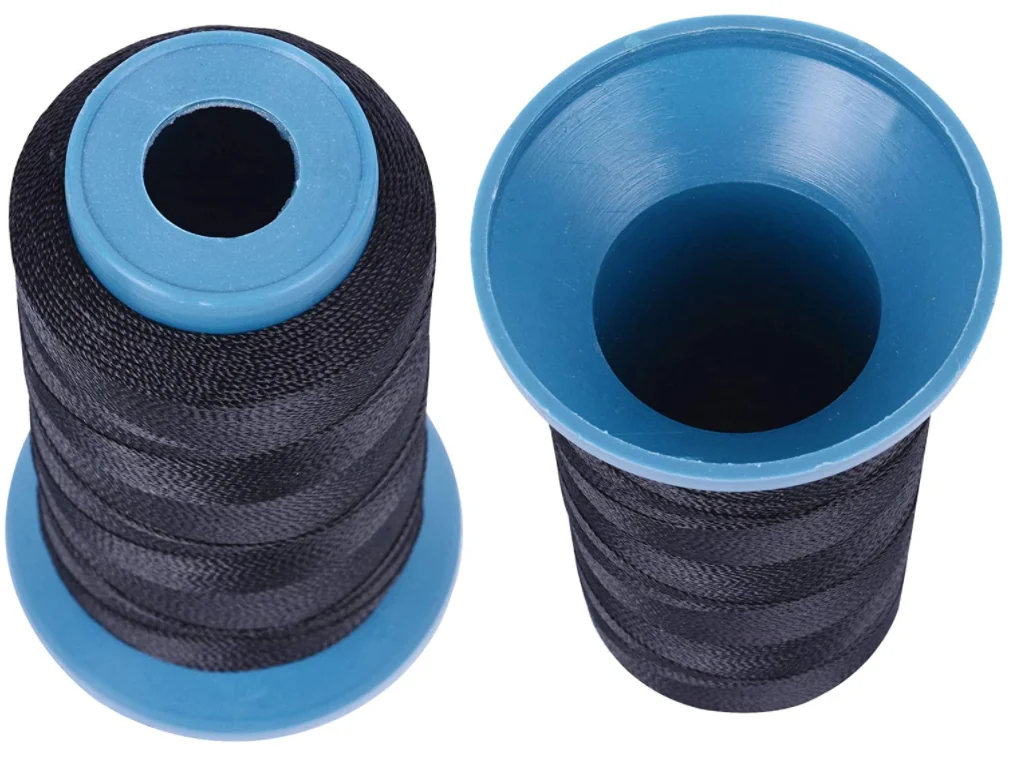 Hair Extension Accessory 150D/3 Polyester Braided Sewing Thread 2200 Yard For Braided Hair Jeans Sewing Leather