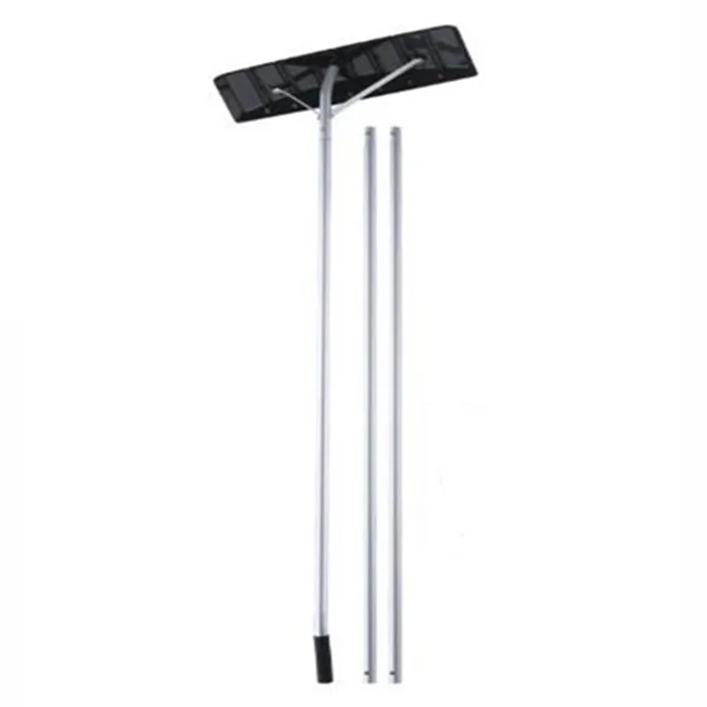 Roof snow scraper remover