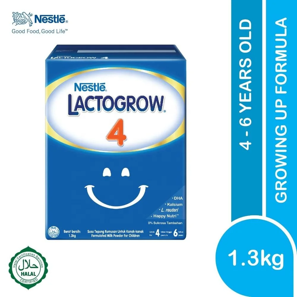 
Lactogrow 4 (4-6 Years Above) 1.3Kg 
