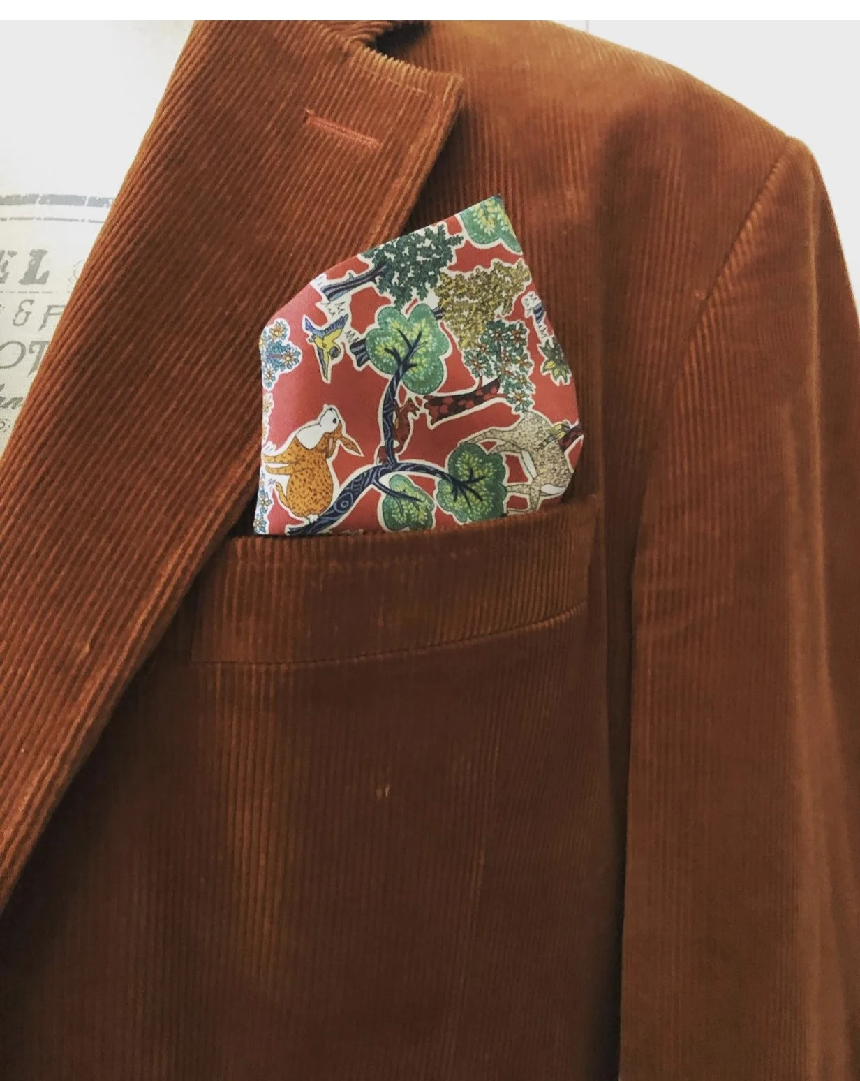 
Top Quality OEM Silk Custom Made Pocket Square from Steve & James 