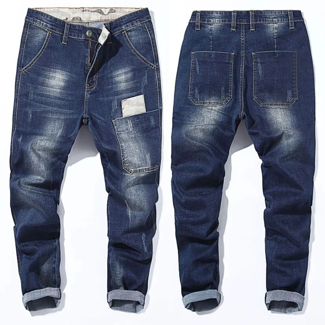 High Quality Denim Jeans Pants Custom Logo OEM Manufacturer Denim Jeans Pant for Mens