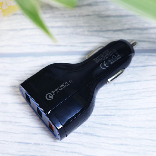 
3 USB output cigar jack QC 3.0 fast charging car charger Settpower KS-K367 