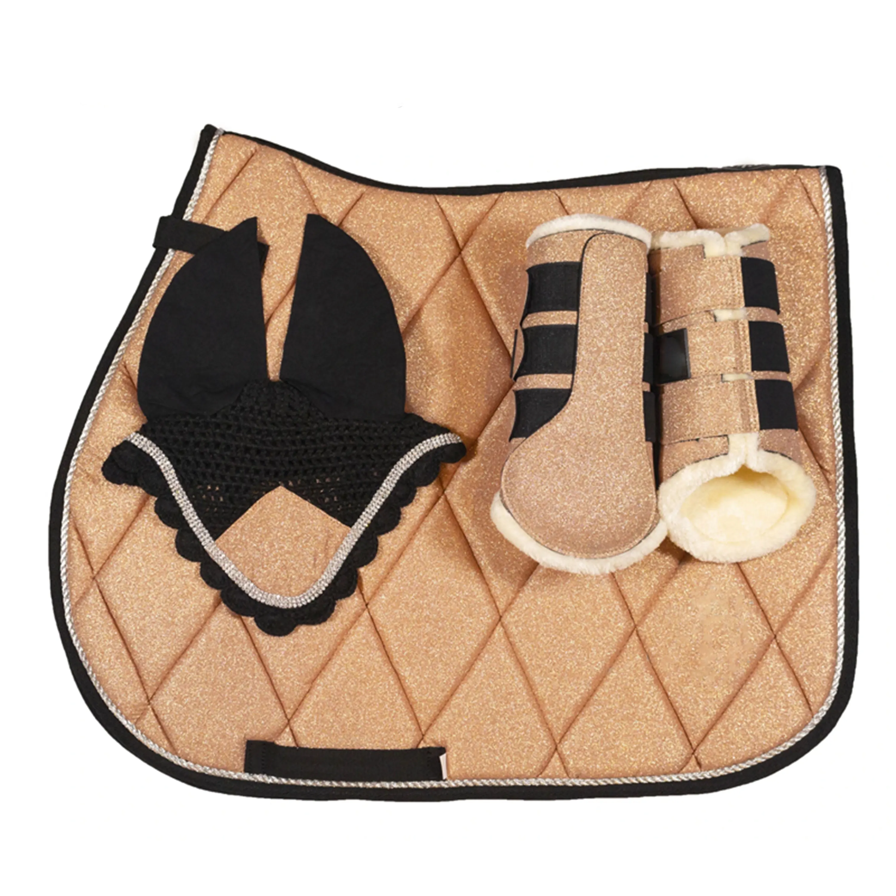 Custom Skin Color Horse Riding Saddle Pads sets Horse Riding Saddle Pad Equipment Accessories Comfortable Thickening Non Slip