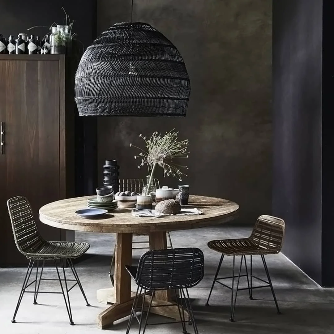 Design Basket Rattan Woven Pendant Light Shades