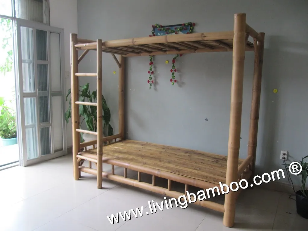 
NAI DOUBLE BAMBOO BED INDOOR FURNITURE 