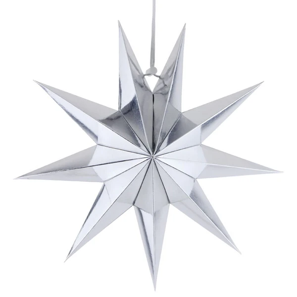 
Christmas Decoration Paper Star Birthday Party Supplies Battery Operated Led Light Star 
