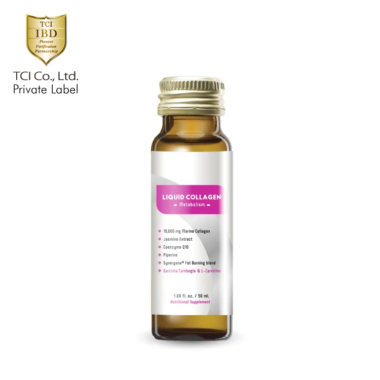 Private Label Halal Liquid Collagen Drink Supplement For Metabolism