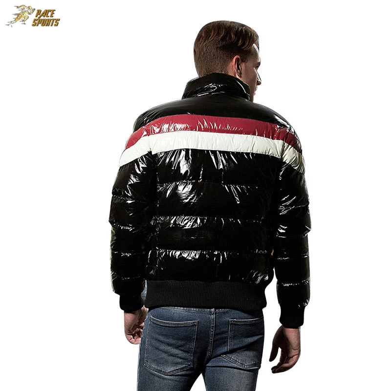 2023 Custom Logo Winter New Puffy Men Bread Suit Oversize Bubble Coat Varsity Puffer Down Jacket With zipper